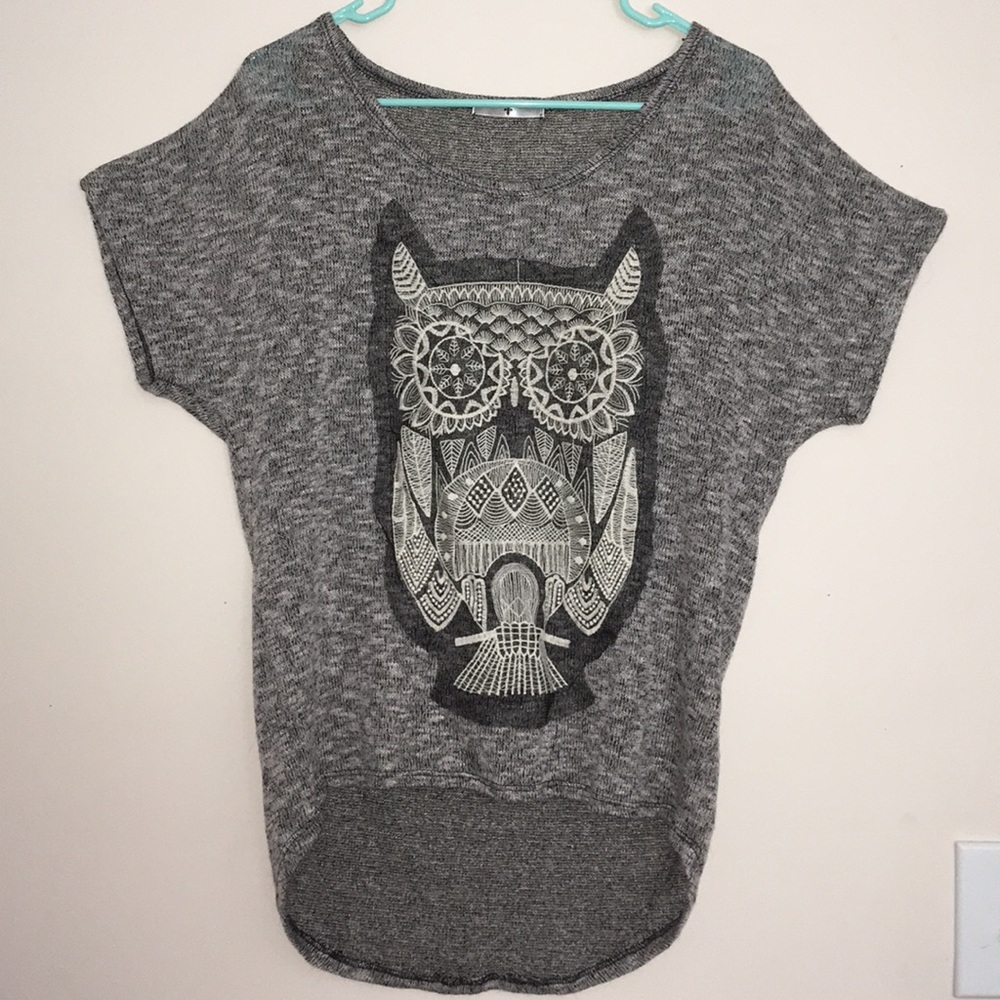 Knitted Short Sleeve Top